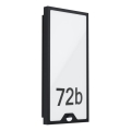Eglo 780421 - CASAZZA LED House Number Light with Sensor LED/16W/230V IP44
