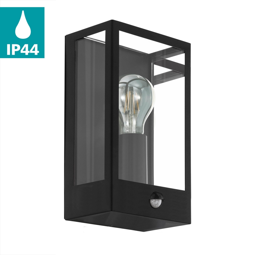 Eglo 780422 - Outdoor wall light with a sensor ALGECIRAS 1xE27/60W/230V IP44