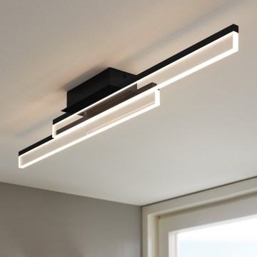 Eglo 780433 - YANGUAS LED bathroom ceiling light 2xLED/11W/230V 3000K IP44 black