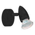 Eglo 780443 - LED Wall spotlight SABADELL 1xGU10/2,8W/230V 3000K black