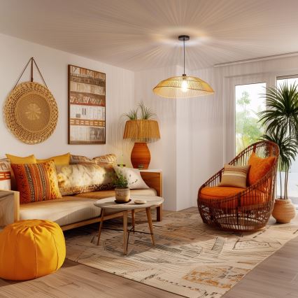 Eglo 781098 - Replacement lampshade for KERIA fixture, Ø 70 cm, brown