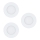 Eglo 78195 - SET of 3 FUEVA LED recessed downlights, 2.7W/230V, Ø 8.5 cm