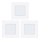 Eglo 78196 - SET 3x LED Recessed light FUEVA LED/2,7W/230V