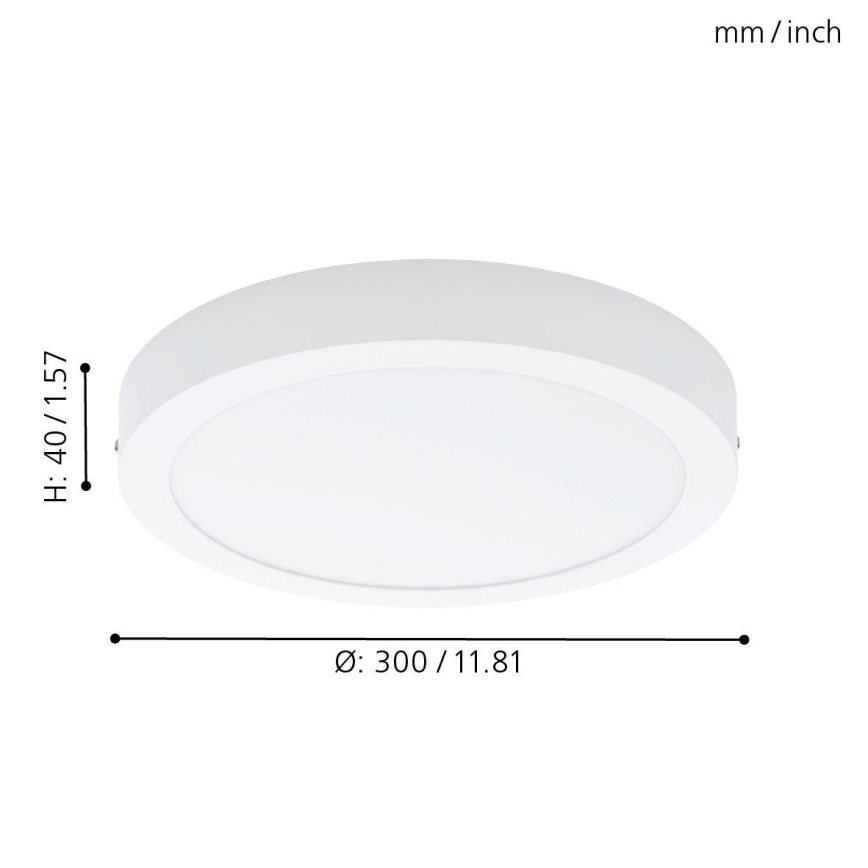 Eglo 78203 - LED Ceiling light FUEVA LED/22W/230V