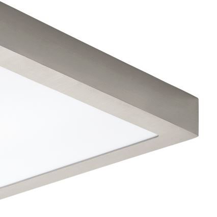 Eglo 78218 - LED Ceiling Light FUEVA LED/22W/230V 30x30 cm Matte Chrome