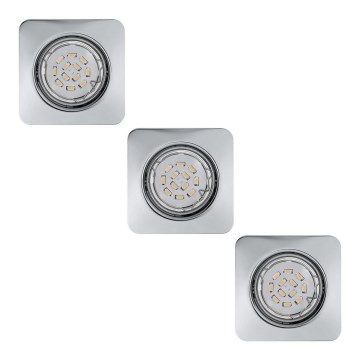 Eglo 78228 - SET 3xLED suspended ceiling light PENETO 1xGU10/5W/230V