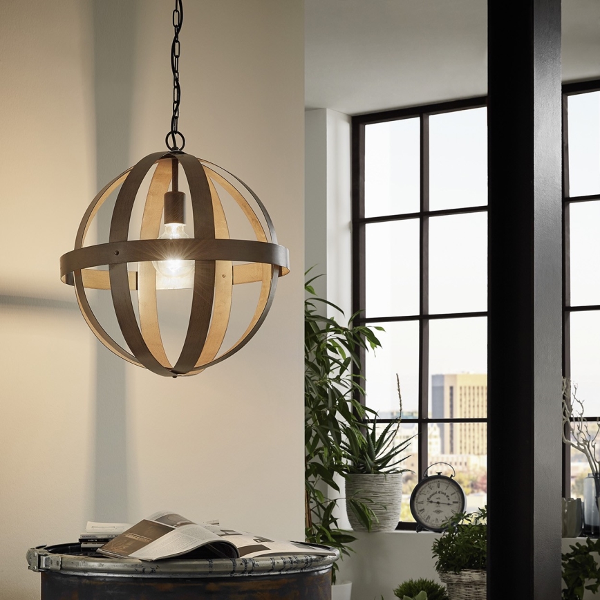 Eglo 78289 - Chandelier on a chain WESTBURY 1xE27/60W/230V d. 45 cm