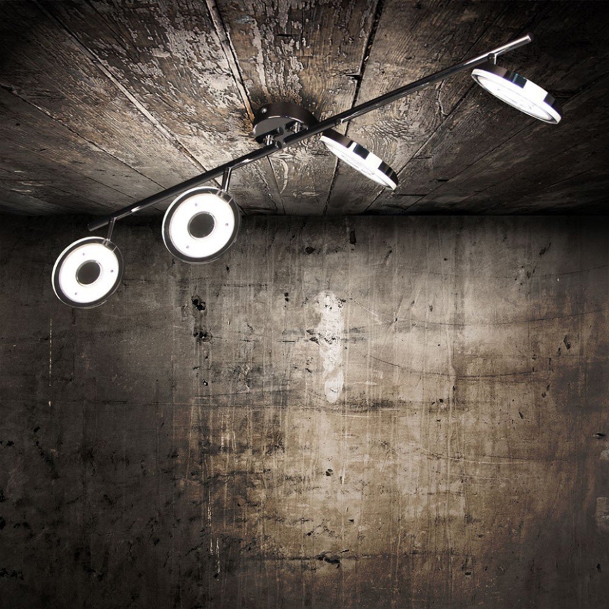 Eglo 78684 - DORNES LED spotlight 4xLED/4.5W/230V Polished chrome