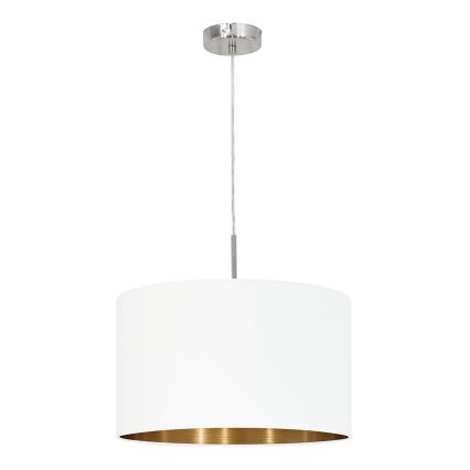 Eglo 78695 - Chandelier on a string PASTERI 1xE27/60W/230V white