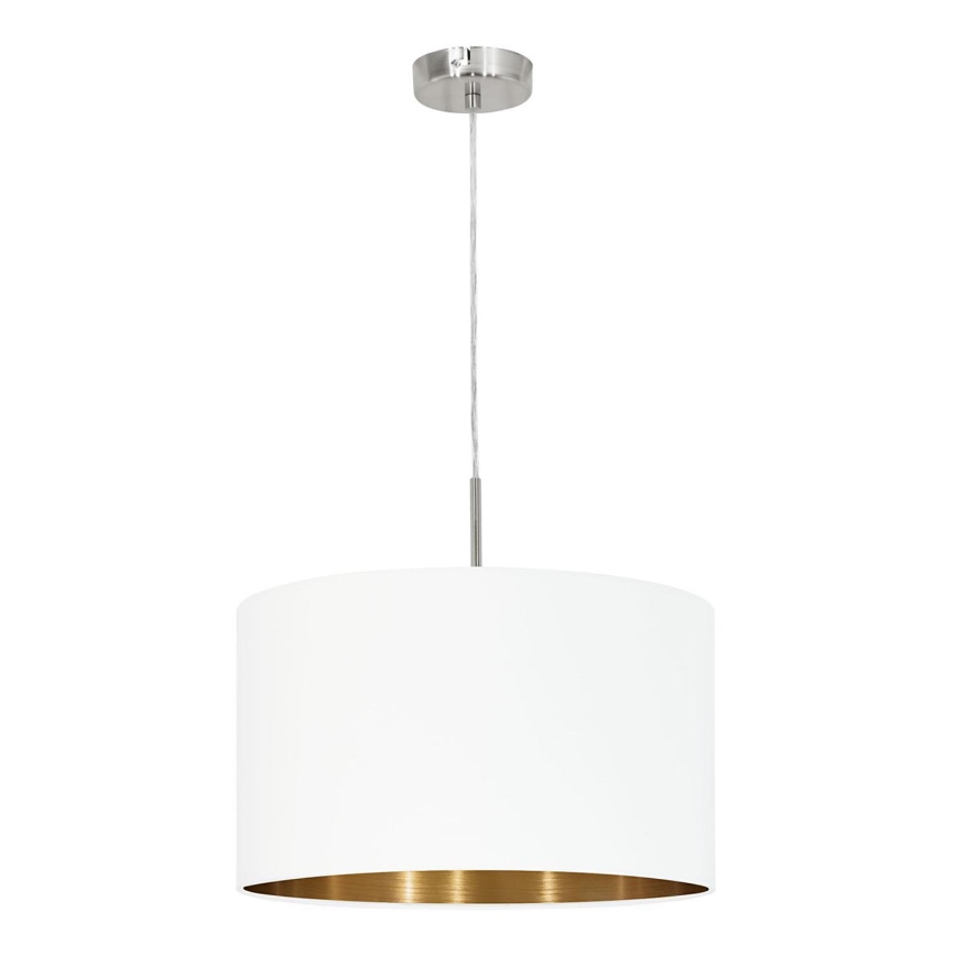 Eglo 78695 - Chandelier on a string PASTERI 1xE27/60W/230V white