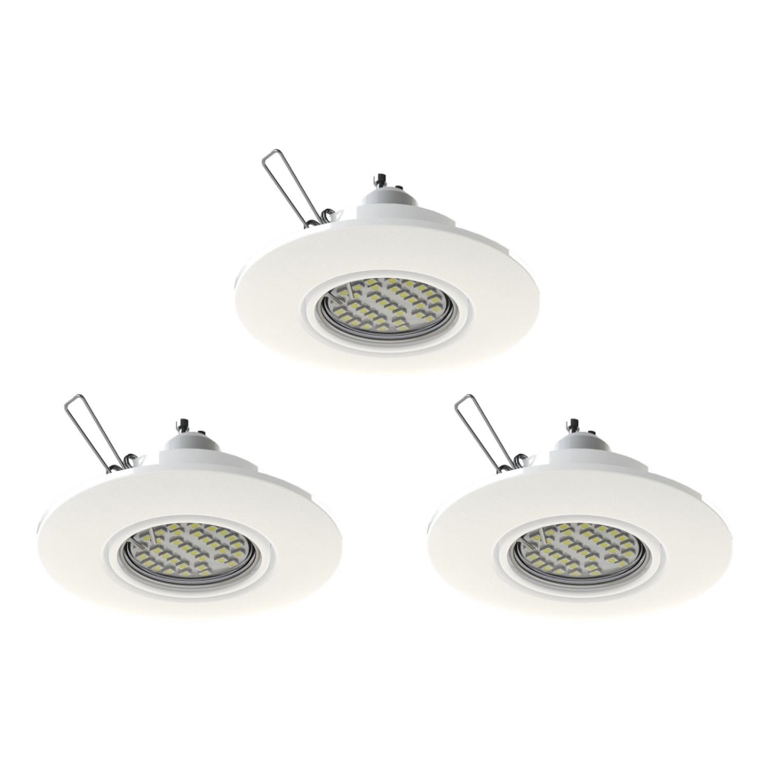 Eglo 78704 - SET 3x LED Recessed light PENETO 1xGU10/3,3W/230V white