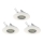 Eglo 78704 - SET 3x LED Recessed light PENETO 1xGU10/3,3W/230V white