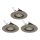 Eglo 78705 - SET 3x LED Recessed light PENETO 1xGU10/3,3W/230V matte chrome