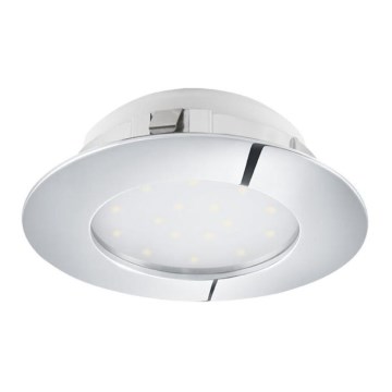 Eglo 78748 - LED Dimmable recessed light PINEDA LED/12W/230V shiny chrome