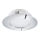 Eglo 78748 - LED Dimmable recessed light PINEDA LED/12W/230V shiny chrome