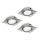 Eglo 78758 - SET 3x LED Recessed light PINEDA LED/6W/230V