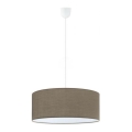 Eglo 79068 - Chandelier on a string SITIA 3xE27/60W/230V brown