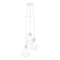 Eglo 79083 - BYRON Cable Pendant Light 3xE27/60W/230V White