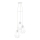 Eglo 79083 - BYRON Cable Pendant Light 3xE27/60W/230V White