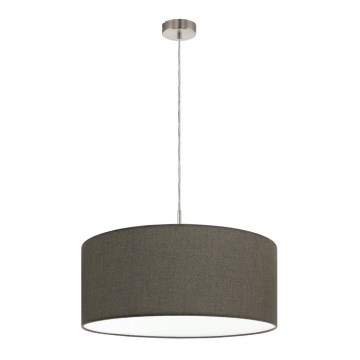 Eglo 79126 - Chandelier on a string PASTERI 1xE27/60W/230V brown