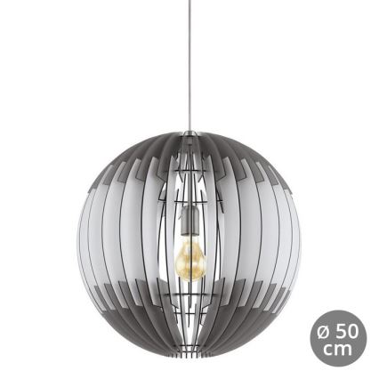 Eglo 79138 - Chandelier on a string OLMERO 1xE27/60W/230V