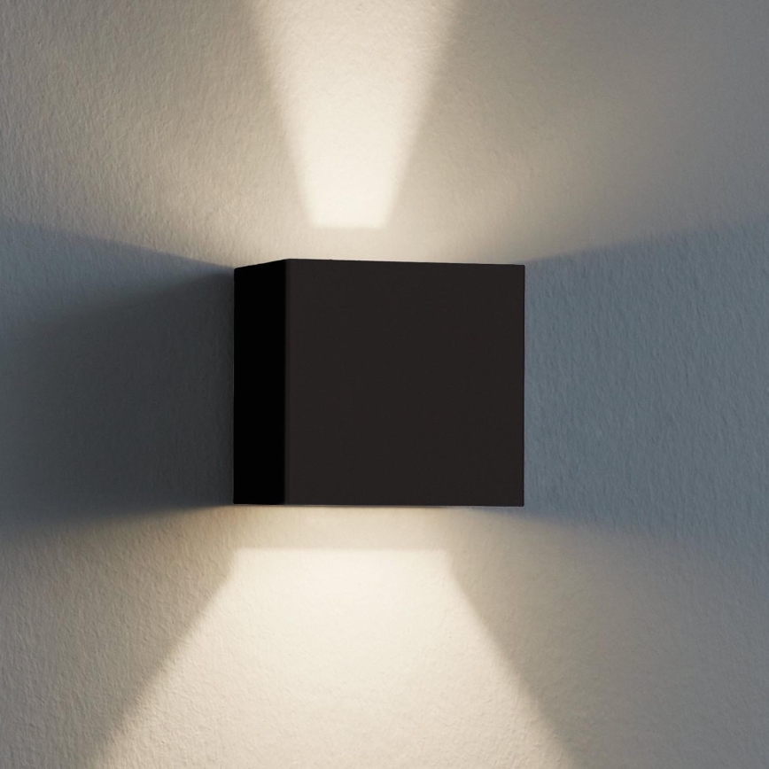 Eglo 79215 - LED Outdoor wall light CALPINO 2xLED/3,3W/230V 3000K IP54 black