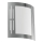Eglo 79282 - Outdoor wall light CITY 1xE27/60W/230V shiny chrome IP44