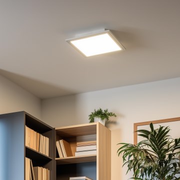 Eglo 79322 - LED Dimmable ceiling light SALOBRENA LED/16W/230V 4000K 30x30 cm white
