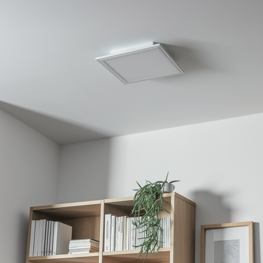Eglo 79322 - LED Dimmable ceiling light SALOBRENA LED/16W/230V 4000K 30x30 cm white