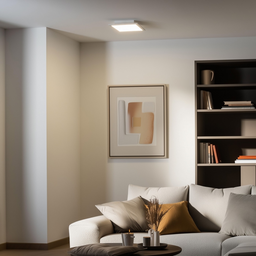Eglo 79322 - LED Dimmable ceiling light SALOBRENA LED/16W/230V 4000K 30x30 cm white