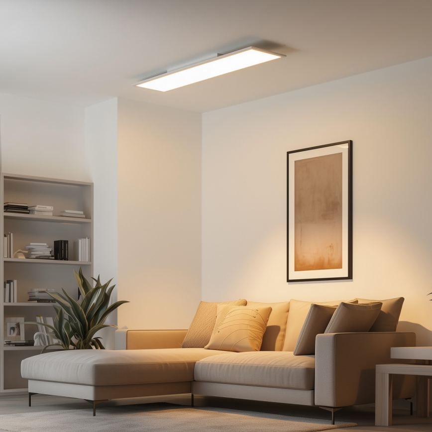 Eglo 79328 - LED Ceiling light SALOBRENA-RW LED/34W/230V 2700/4000K 120x30 cm white