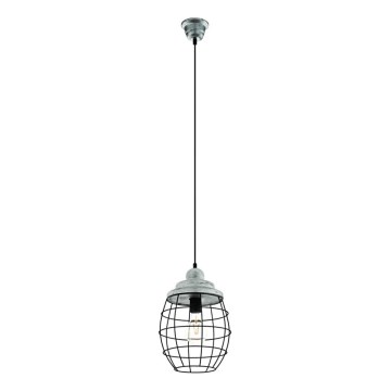 Eglo 79435 - BAMPTON Cable Pendant, 1x E27/60W/230V, Grey/Black
