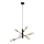 Eglo 79453 - Chandelier on a string SAN ROBERTO 6xE27/60W/230V black/gold
