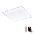 Eglo 79467 - LED Dimmable ceiling light POZZALLO LED/21W/230V 2700-6500K 45x45 cm white + remote control