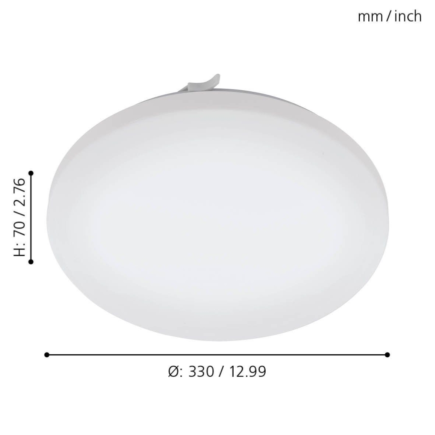 Eglo 79523 - LED Bathroom ceiling light TUSCOLA LED/14,6W/230V IP44