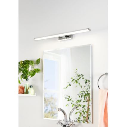 Eglo 79533 - LED Bathroom mirror lighting SARNOR LED/11W/230V 60 cm IP44 shiny chrome