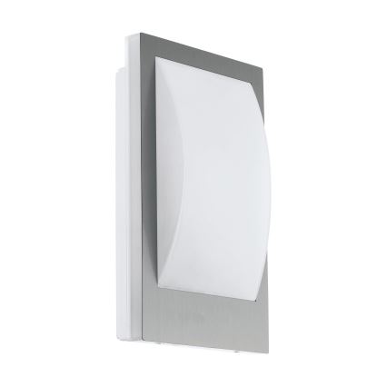 Eglo 79591 - Outdoor wall light FLAMMIGNANO 1xE27/9W/230V IP44 matte chrome