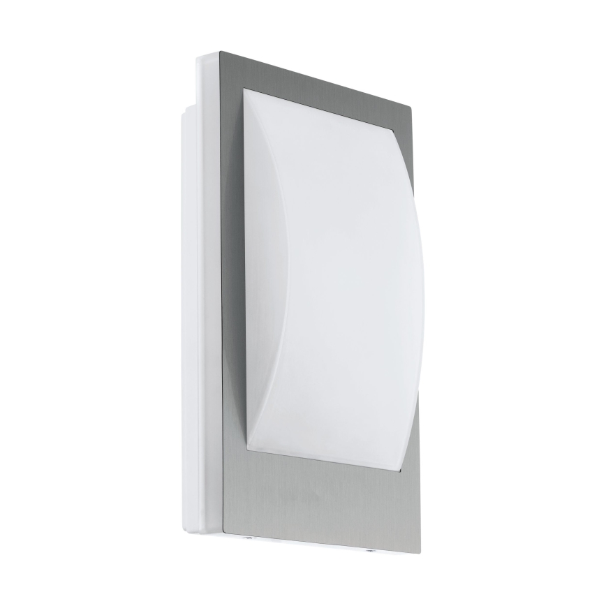 Eglo 79591 - Outdoor wall light FLAMMIGNANO 1xE27/9W/230V IP44 matte chrome