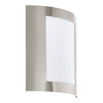 Eglo 79592 - Outdoor wall light FIDELIDAD 1xE27/60W/230V IP44 matte chrome