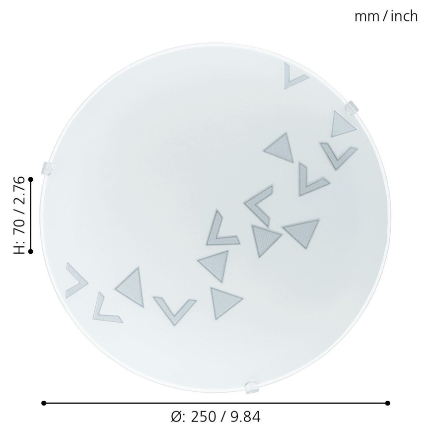 Eglo - Ceiling light 1xE27/60W/230V