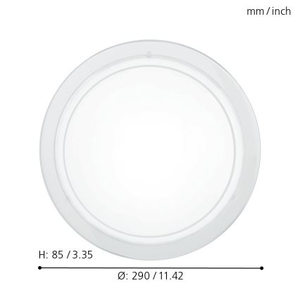 Eglo - Ceiling light 1xE27/60W/230V