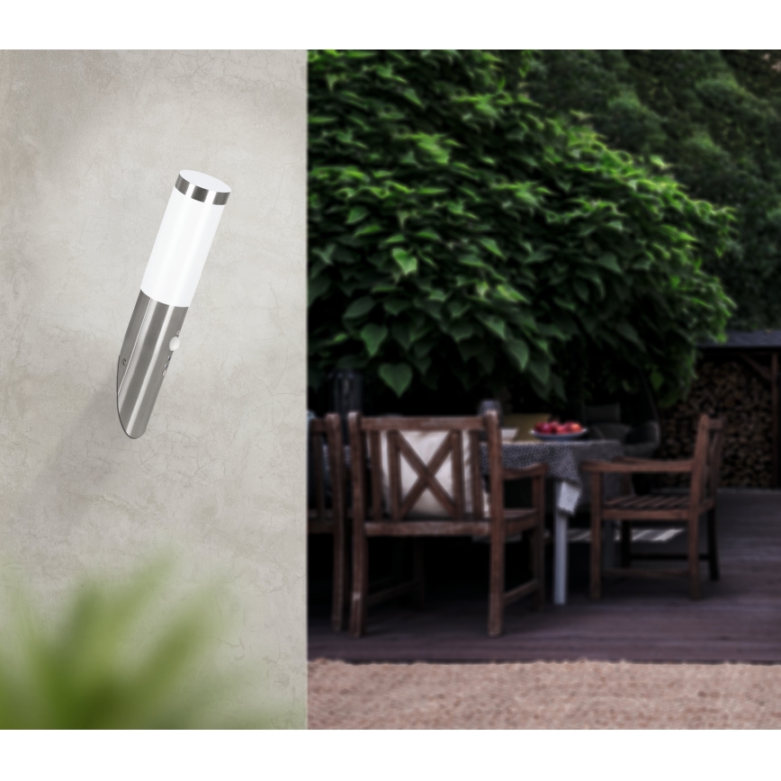 EGLO - Outdoor sensor wall light 1xE27/15W IP44
