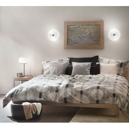 EGLO - Ceiling light OPTICA 2xE27/60W/230V opal glass d. 35 cm