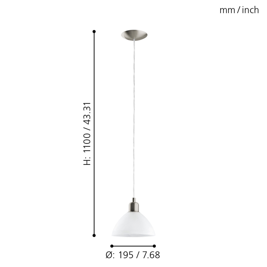 Eglo - Chandelier on a string 1xE27/60W