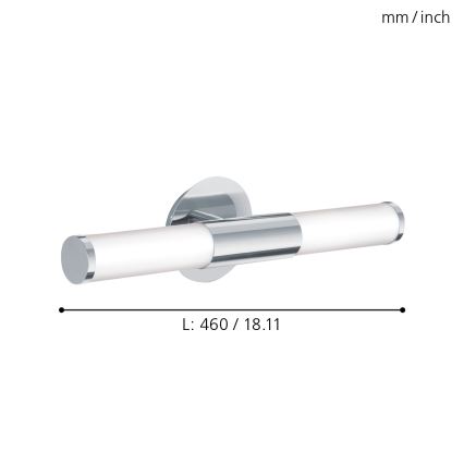 Eglo - Bathroom wall light 2xE14/40W/230V IP44