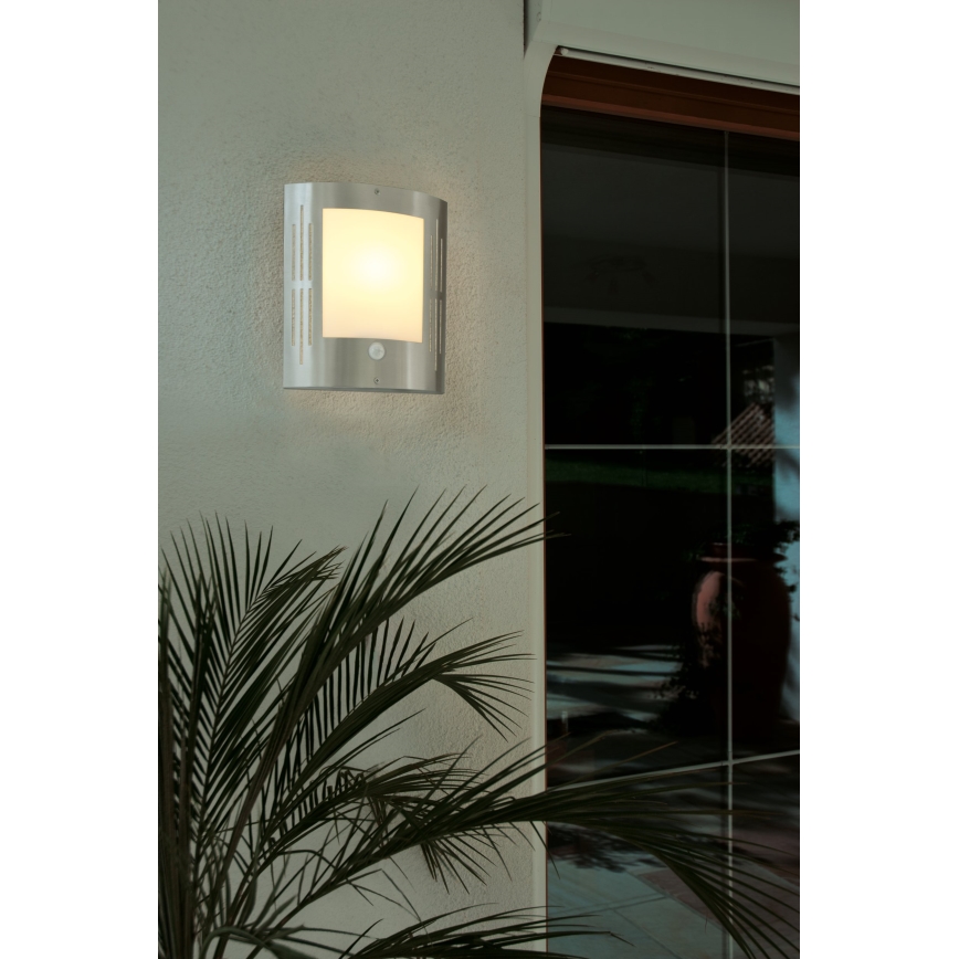 Eglo - Sensor outdoor wall light 1xE27/15W/230V IP44