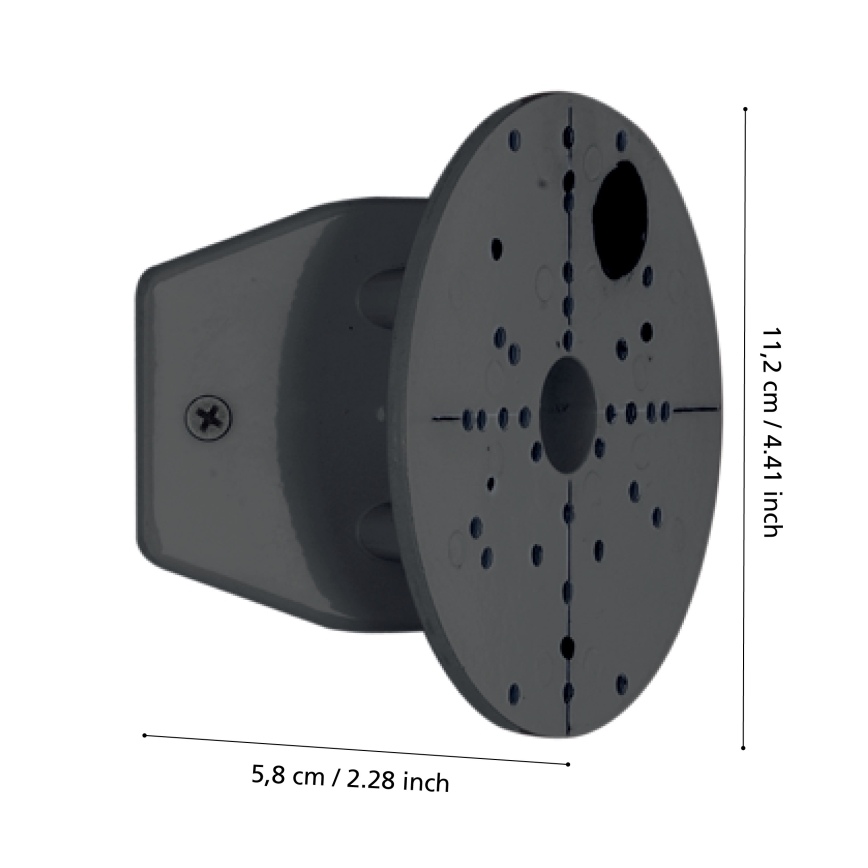 EGLO - Corner light holder anthracite