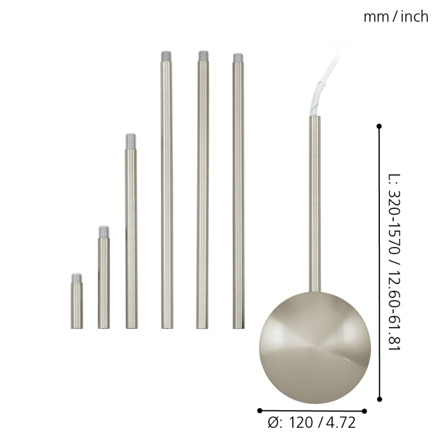 Eglo - Accessories for chandelier matte chrome