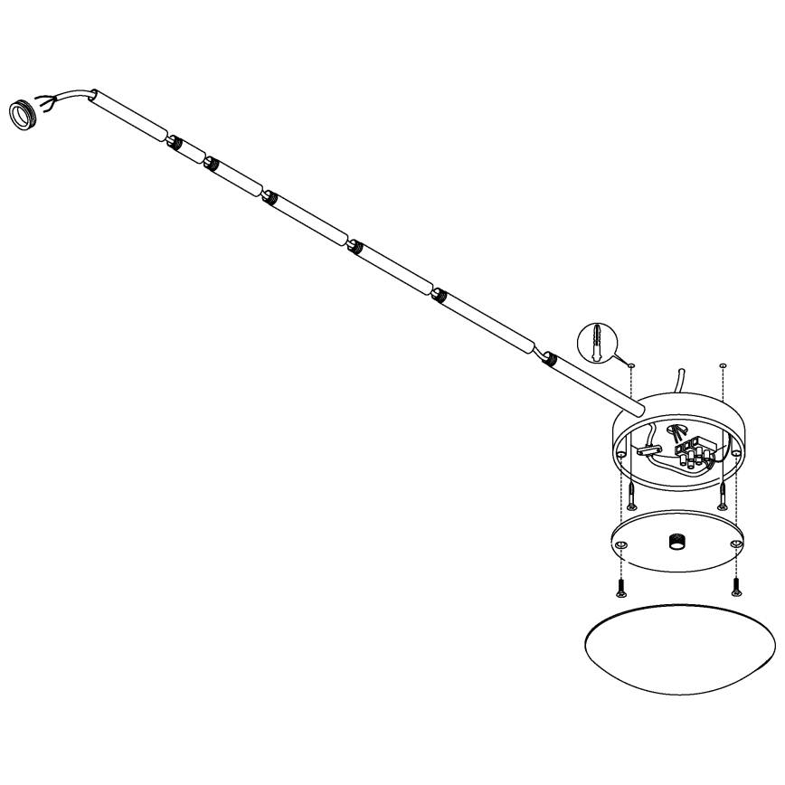 Eglo - Accessories for chandelier matte chrome