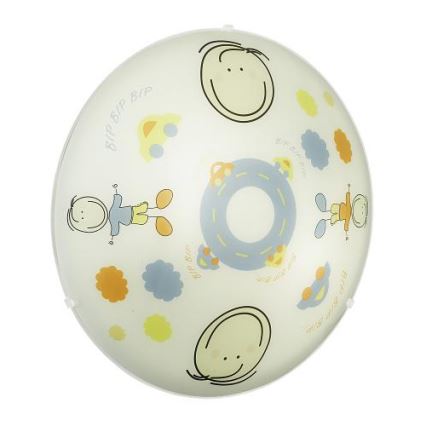 EGLO 88972 - Children's ceiling light JUNIOR 2  2xE27/60W colorful